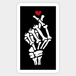 Skeleton Heart Hand by Tobe Fonseca Sticker
